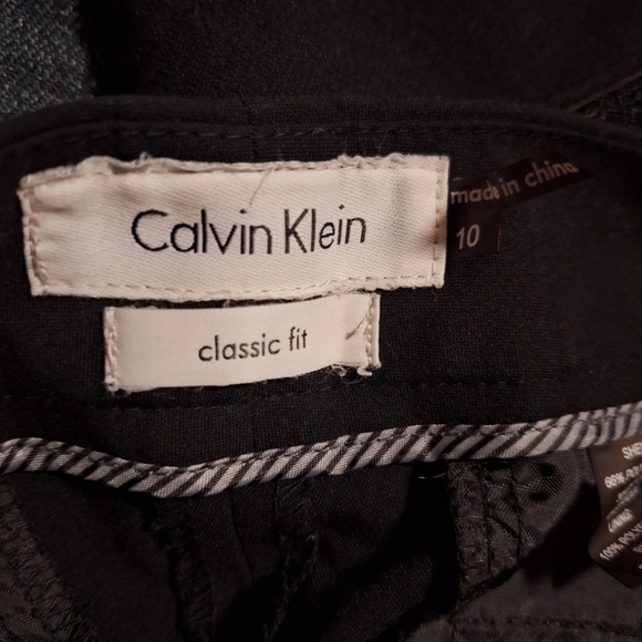 Calvin Klein black slacks size 10 - Picture 6 of 7